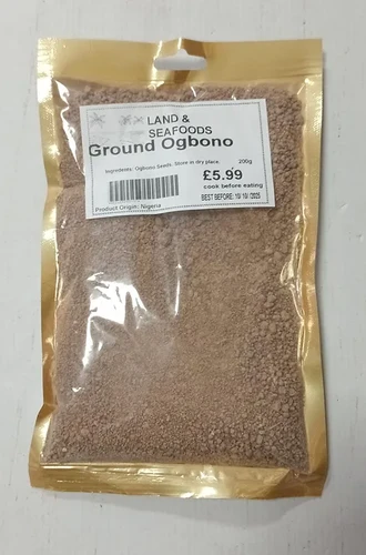 land and seafoods ground ogbono 100g, 200g