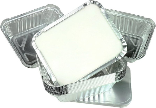 Foil containers with lids 8pk