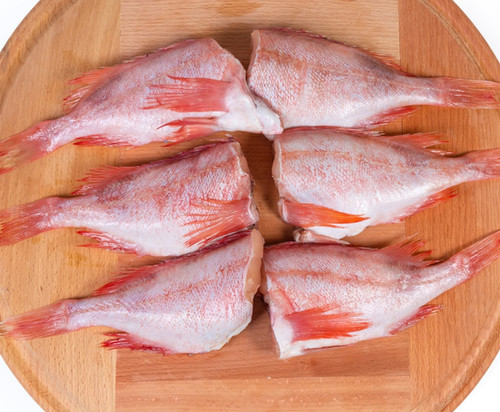 Frozen Red Headless Fish sold per kg