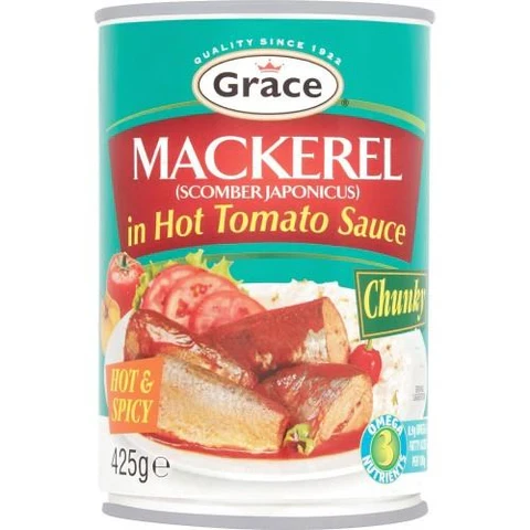 Grace Mackerel in Hot Tomato Sauce