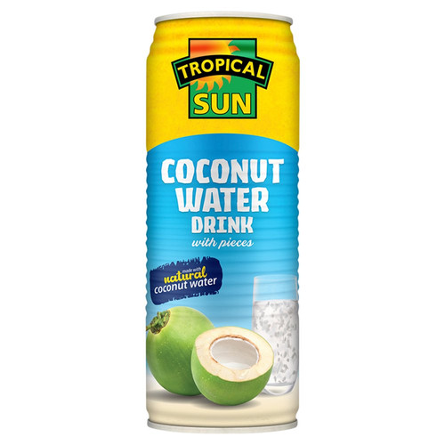 Tropical Sun coconut water drink with piece 520ml