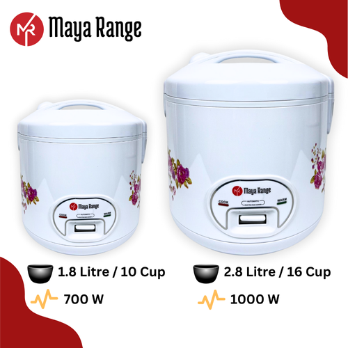 Maya Range - Deluxe Rice Cooker 1.8 Litre 700W – MR-1100