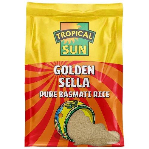 Tropical Sun Golden Sella Basmati Rice - 5kg, 10kg, 20kg