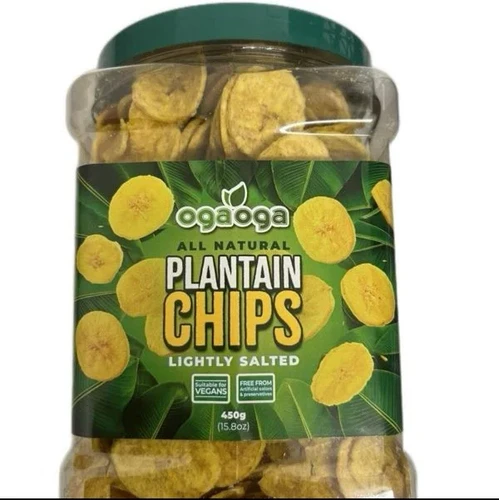 OgaOga Plantain Chips salted 450g