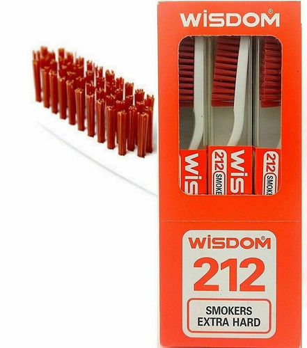 Wisdom 212 Smokers Extra Hard Toothbrush