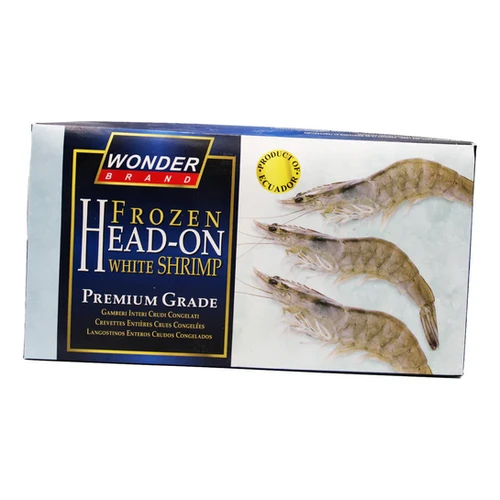 Wonder  Frozen Head White Shrimp 2kg