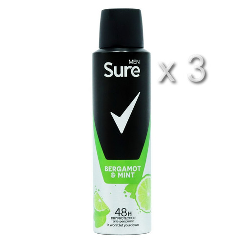 Sure bergamot & mint 150ml