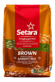 Setara Brown Basmati Rice 2kg