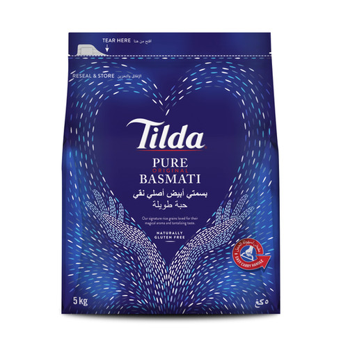 Tilda Basmati Rice 5kg  (£15.99), 10kg (£25.99)