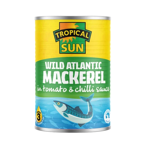 Tropical Sun Mackerel in tomatoes & chilli source