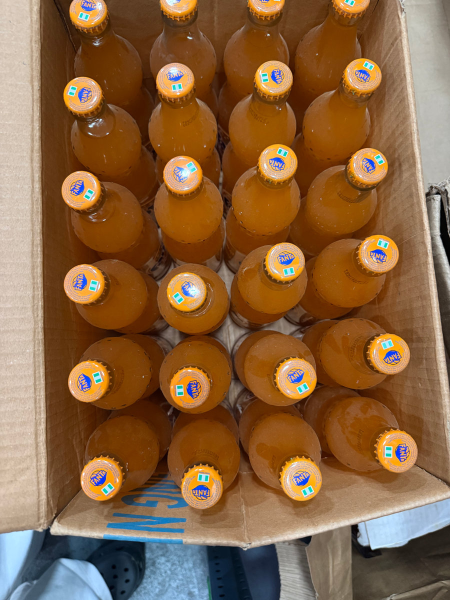 Box of Nigerian fanta 330mlx24
