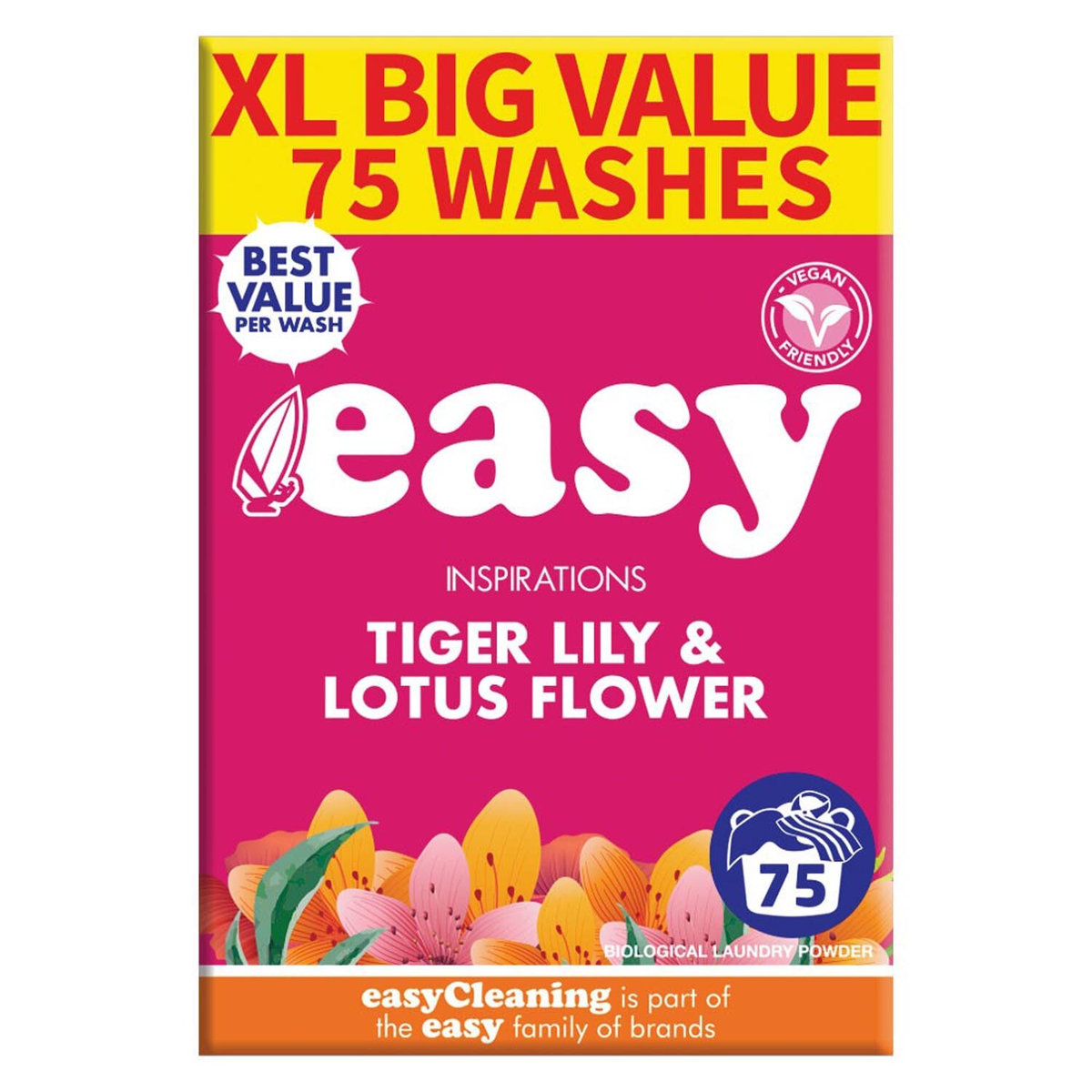 Easy washing powder
