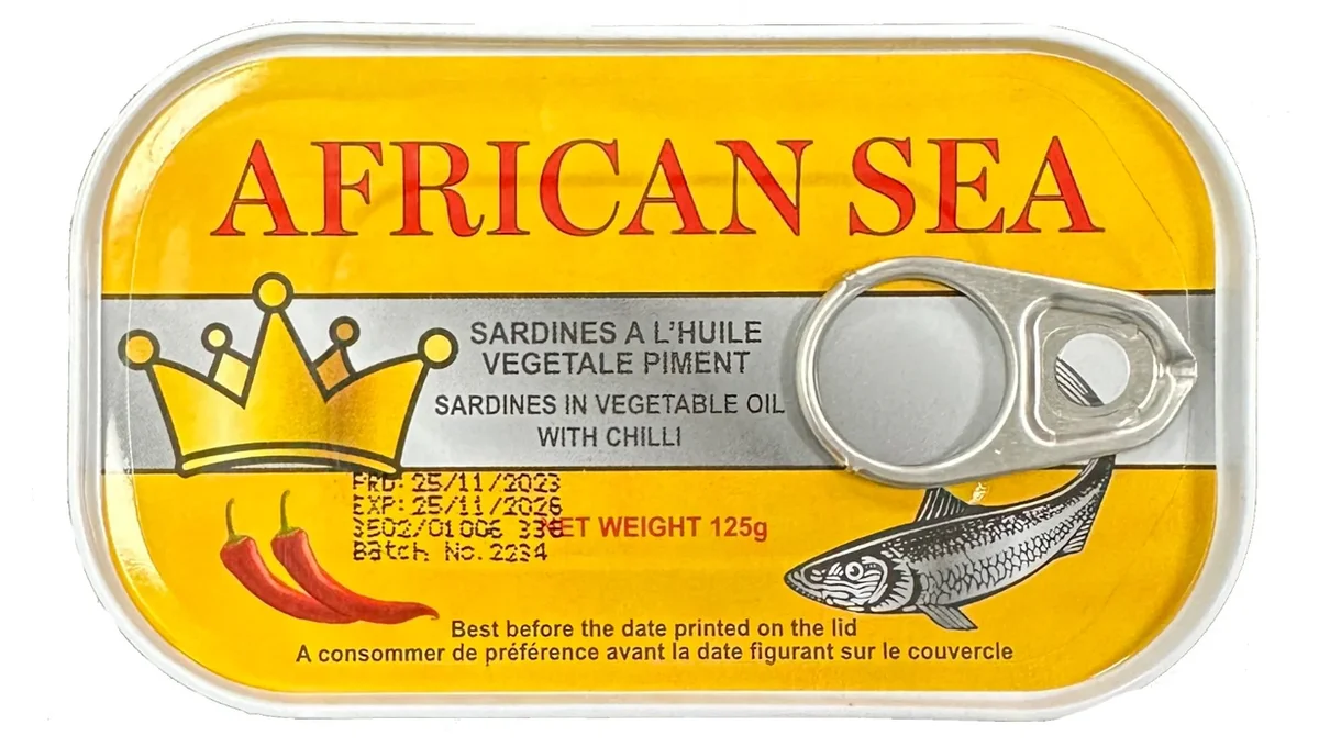 Africa Sea Sardines inVeg Oil With Chilli 125g