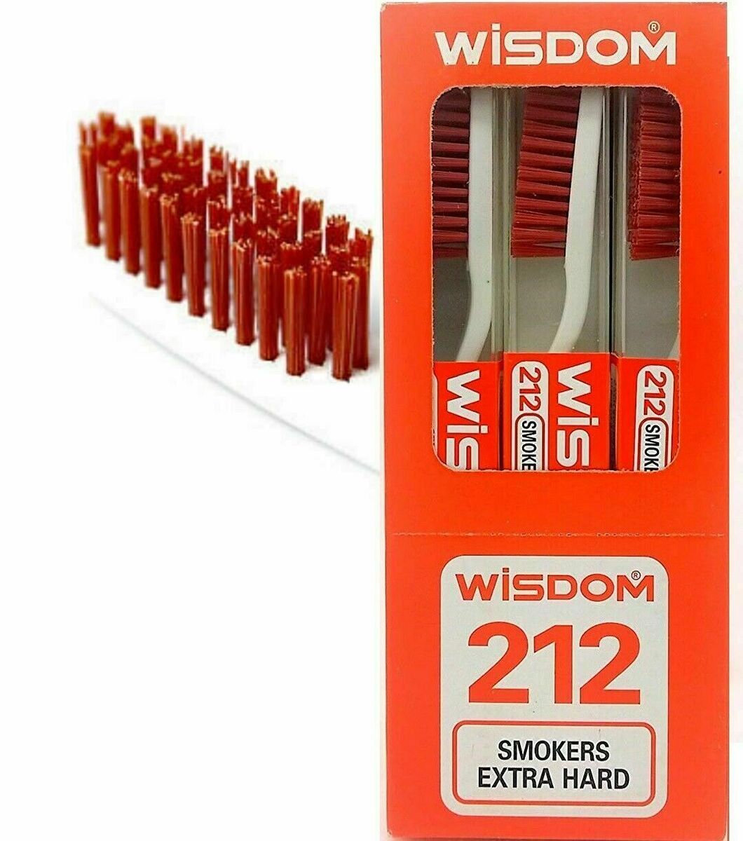 Wisdom 212 Smokers Extra Hard Toothbrush