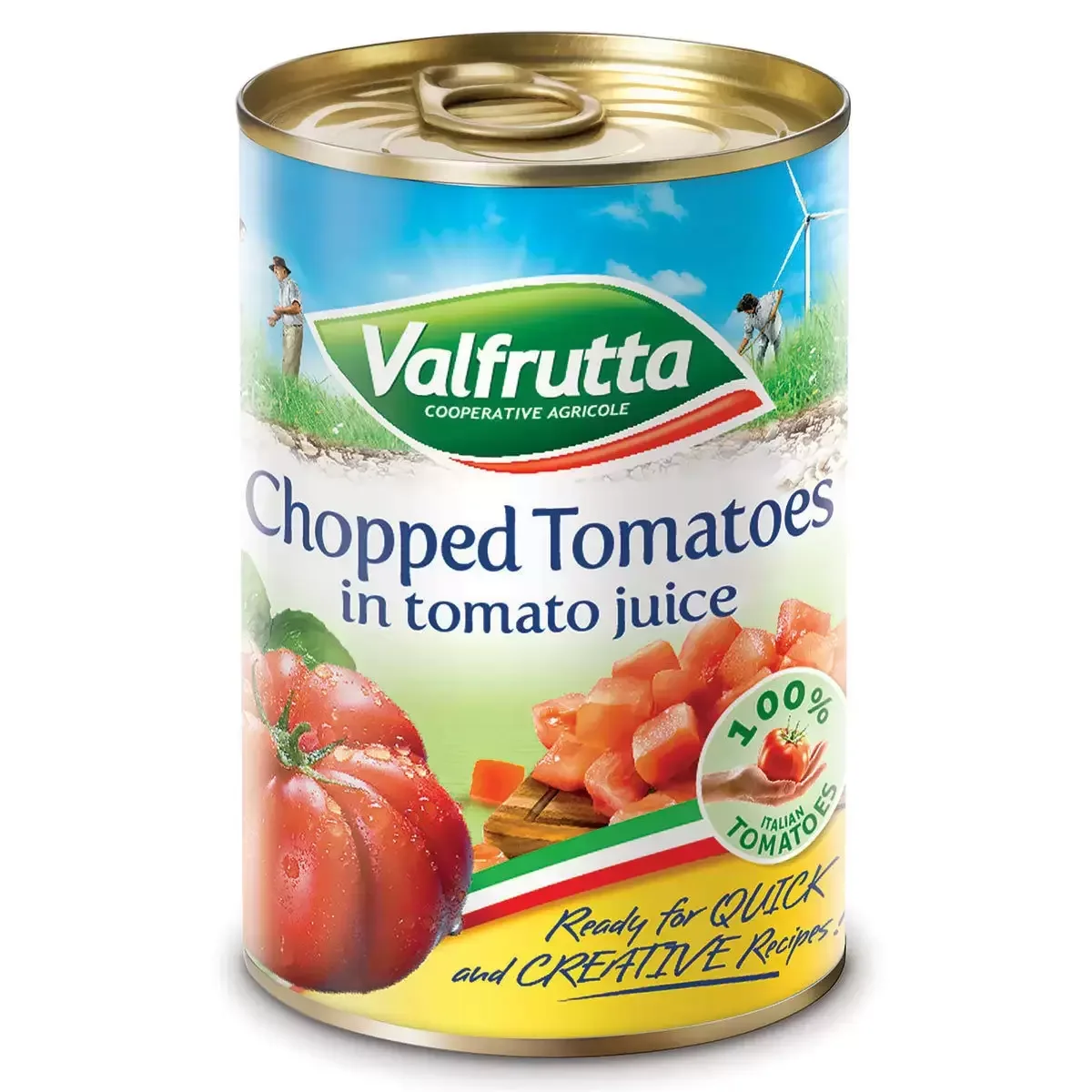 Valfrutta choped  Tomaotoes 400g