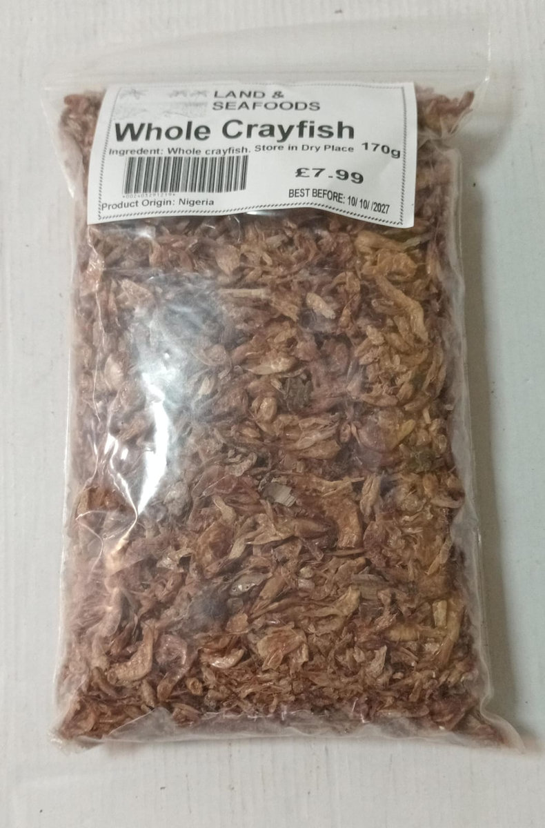 whole crayfish 170g