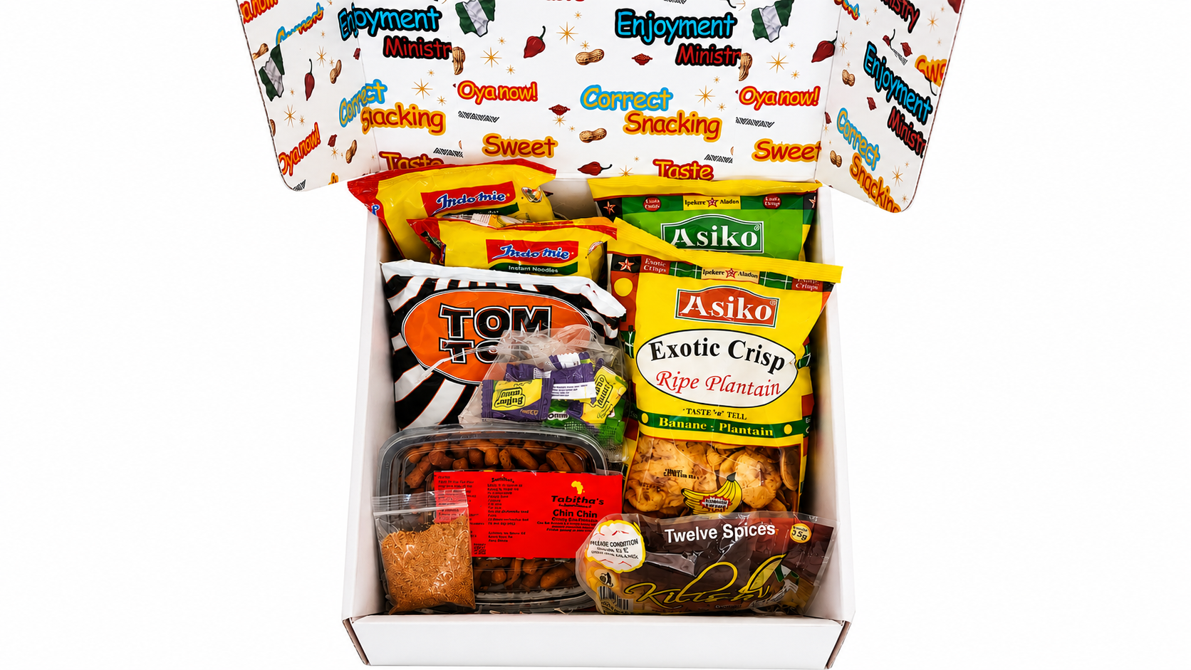 Chop Life Naija Snack Box – Nigerian Snacks & Gift Hamper